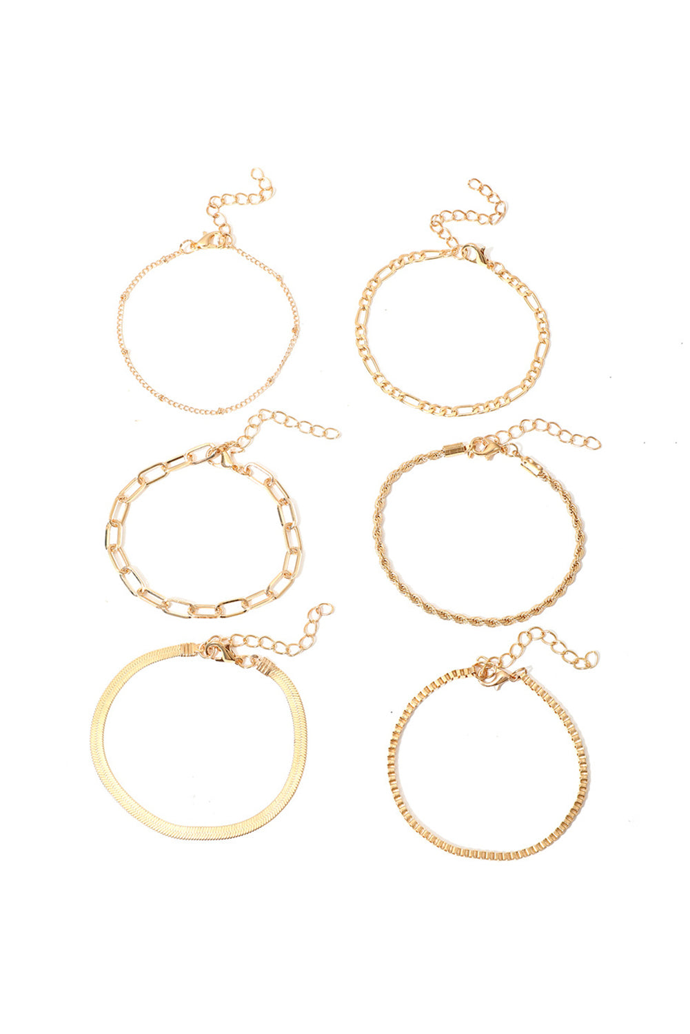 Gold Bracelet Set