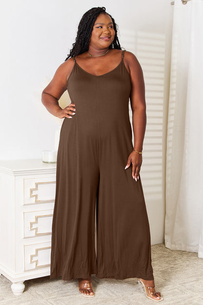 Modern Elegance Tied Wide Leg Jumpsuit