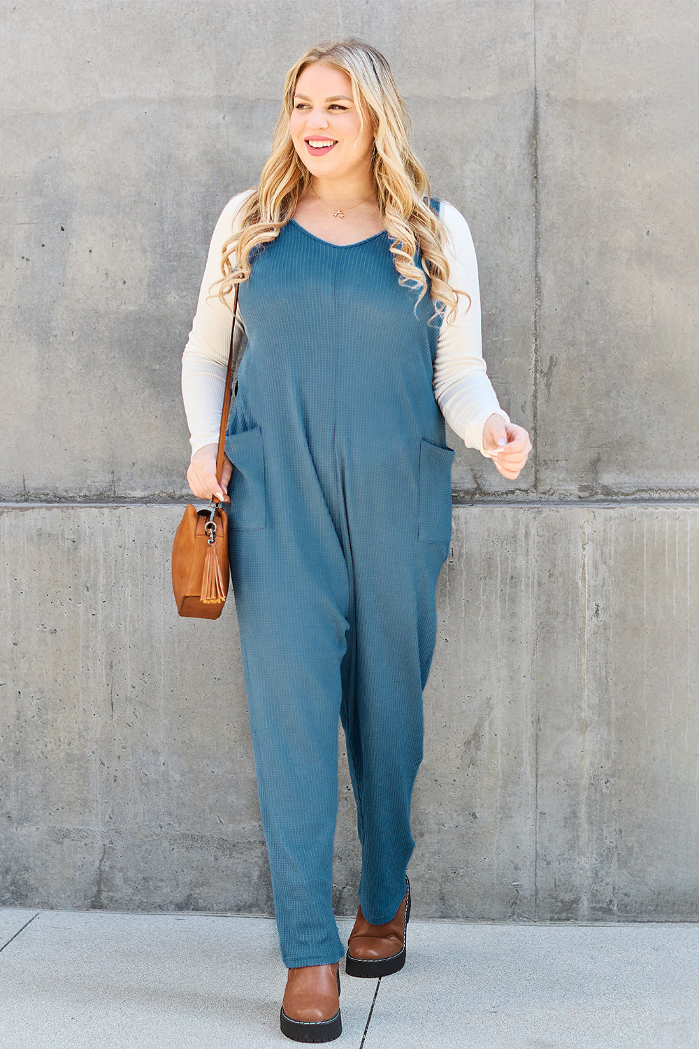 Sleek Essentials Sleeveless Straight Jumpsuit