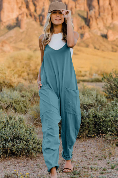 Effortless Vibe Sleeveless Jumpsuit with Pockets