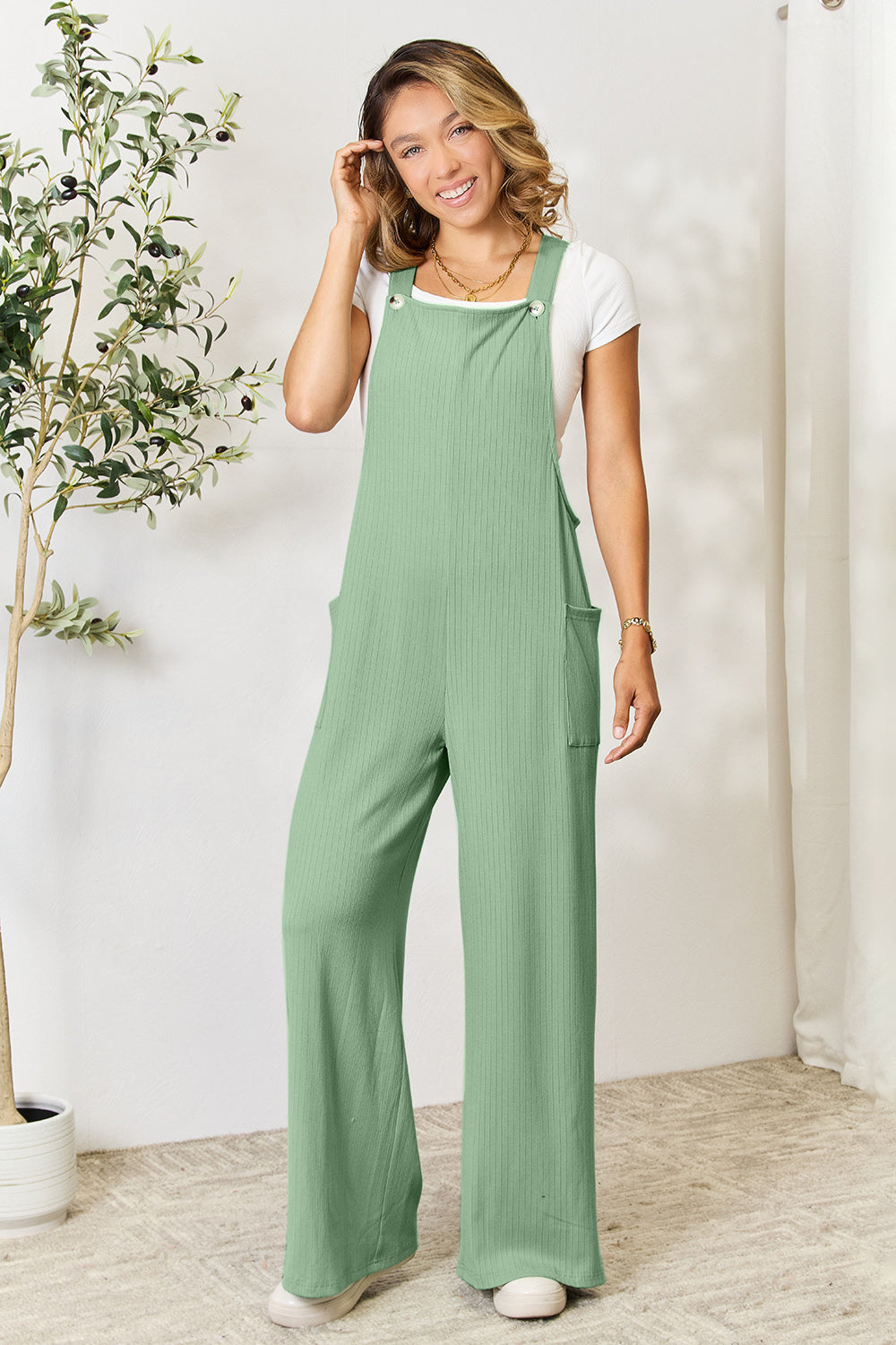 Effortless Comfort Wide Strap Overall