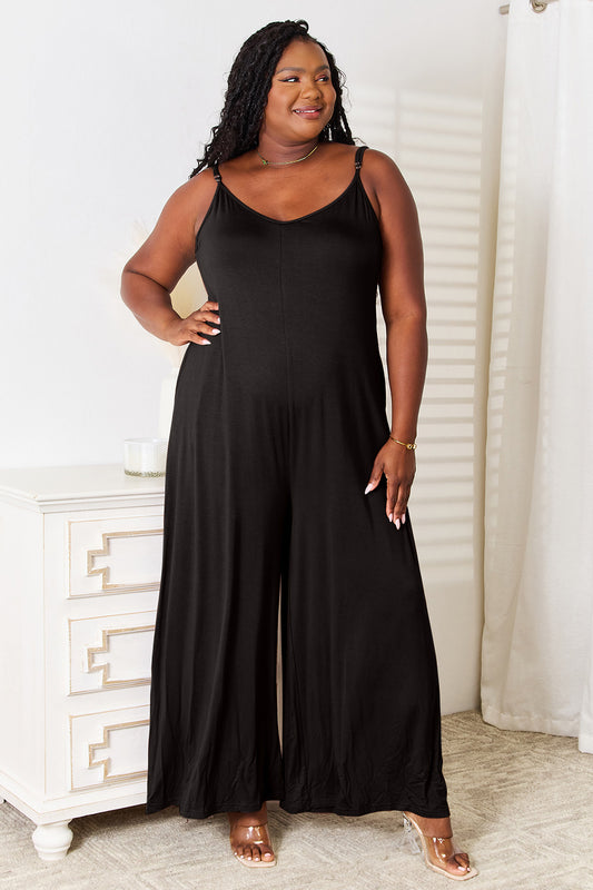 Modern Elegance Tied Wide Leg Jumpsuit