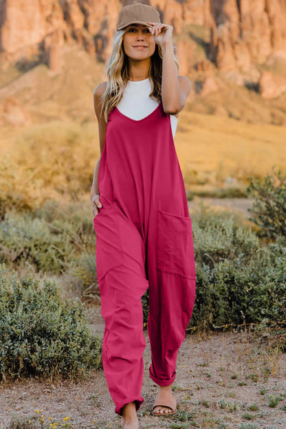 Effortless Vibe Sleeveless Jumpsuit with Pockets