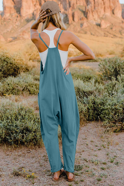 Effortless Vibe Sleeveless Jumpsuit with Pockets