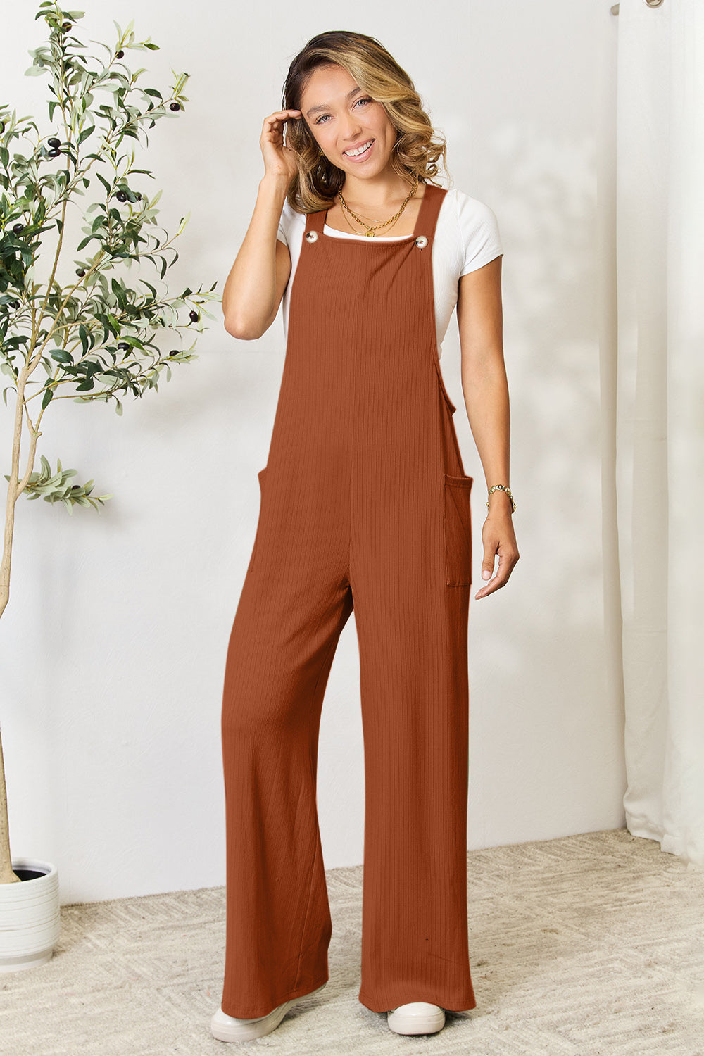 Effortless Comfort Wide Strap Overall