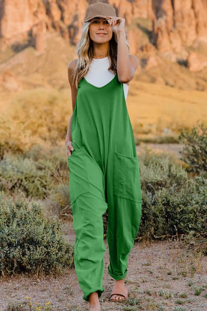 Effortless Vibe Sleeveless Jumpsuit with Pockets