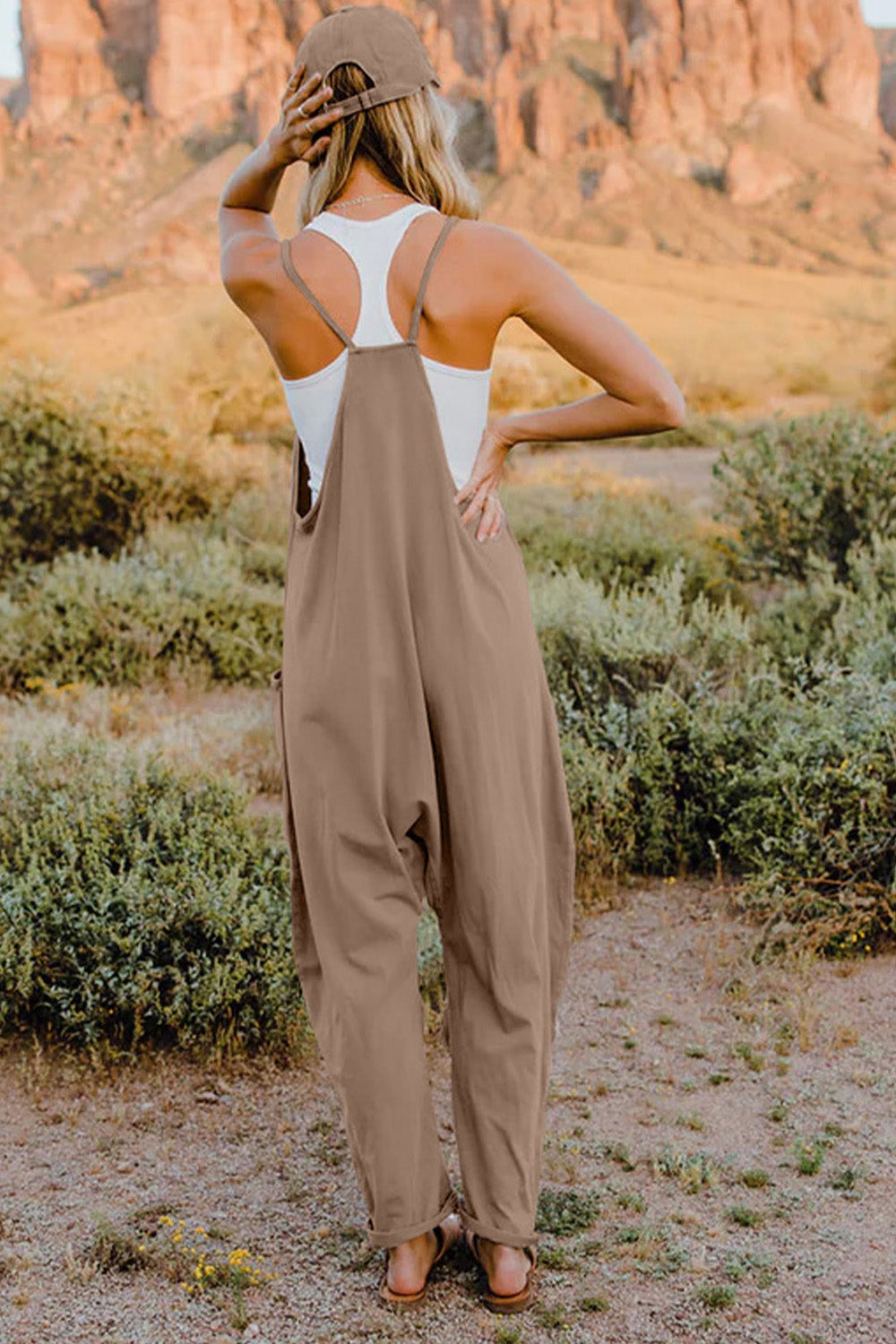 Effortless Vibe Sleeveless Jumpsuit with Pockets