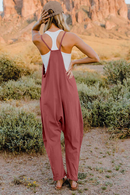 Effortless Vibe Sleeveless Jumpsuit with Pockets