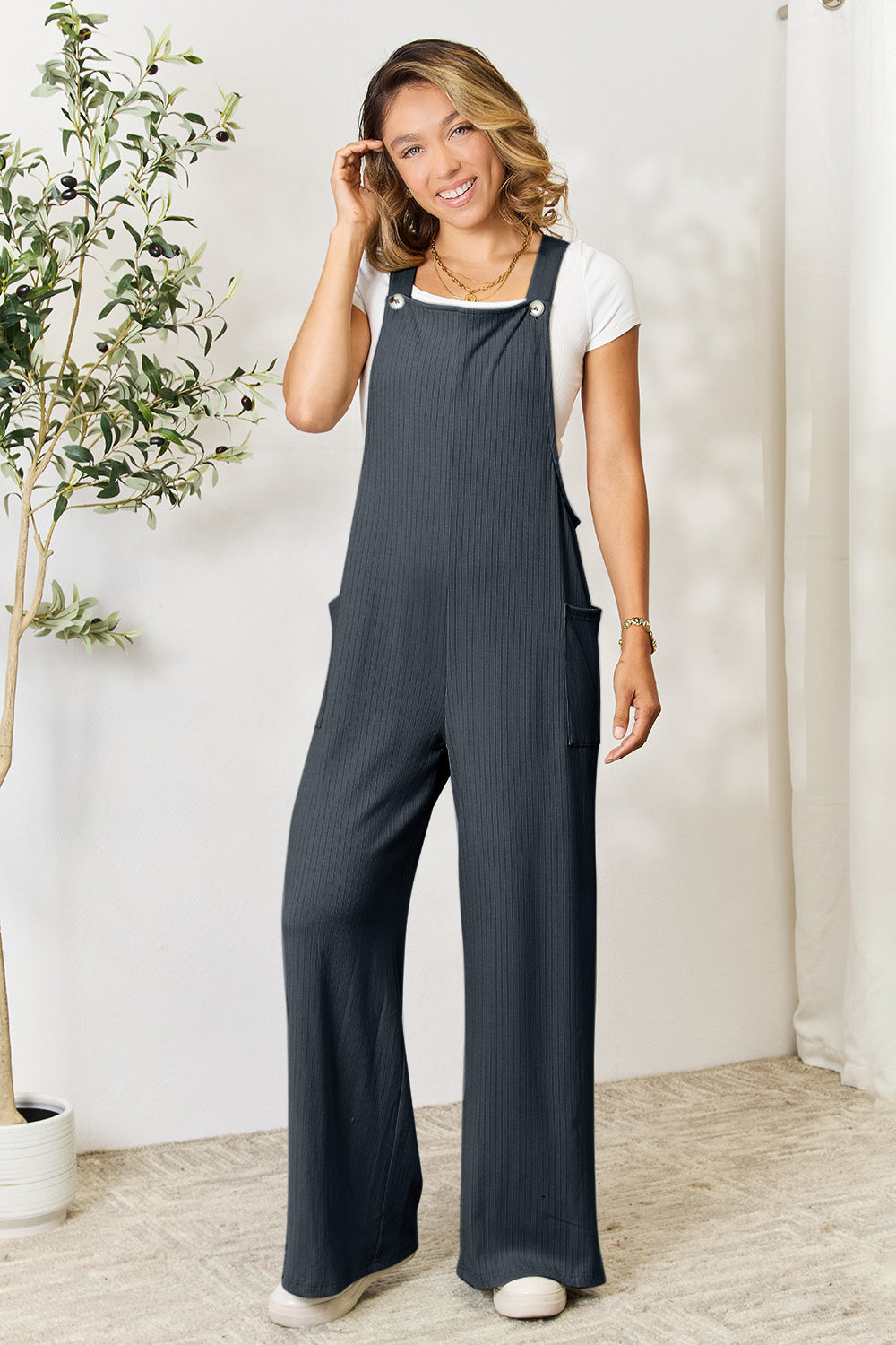 Effortless Comfort Wide Strap Overall